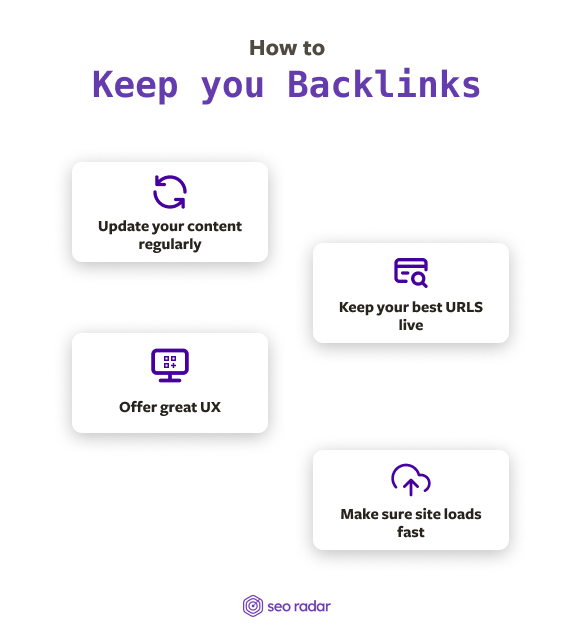 How to keep your backlinks.