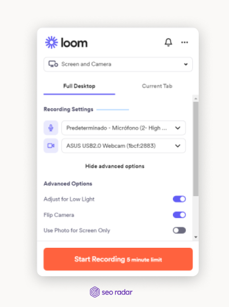 Loom is a screen recording plugin.