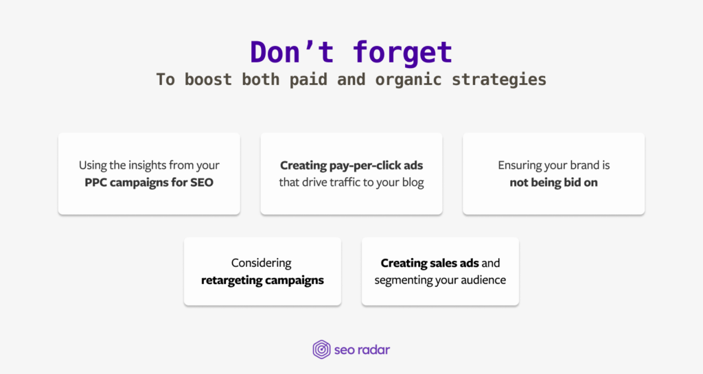 Tips to boost both paid and organic search strategies.