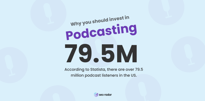 79.5 million people listen to podcasts in the US