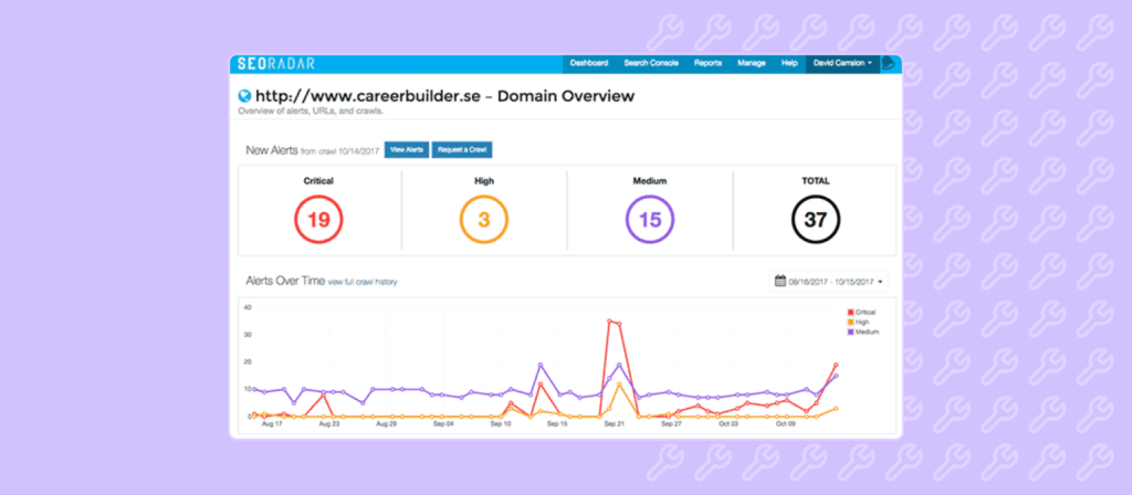 SEORadar is one of the best technical SEO tools for freelancers and teams